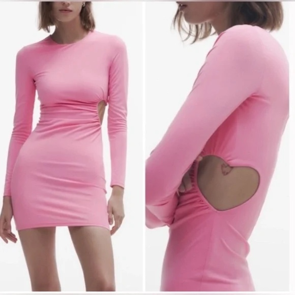 Zara Pink Heart Dress